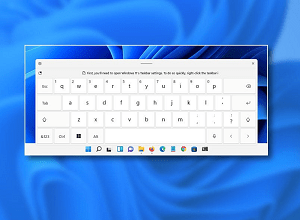 How to customize Touch keyboard on Windows 11